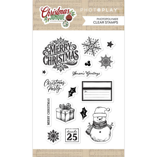 PhotoPlay, Photopolymer Clear Stamps, Christmas Junque