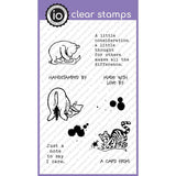 Impression Obsession, Clear Stamp, Handstamped Pooh