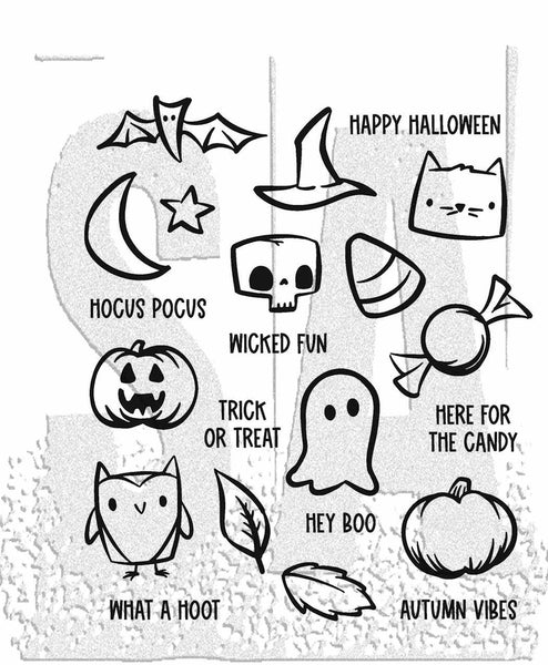 Tim Holtz Cling Stamps 7"X8.5", Tiny Frights (CMS468)