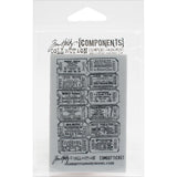 Stampers Anonymous, Tim Holtz Cling Stamp 2.5"X3.5", Ticket (#COM007)
