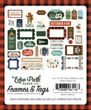 Echo Park Cardstock Ephemera 33/Pkg, Frames & Tags, Call Of The Wild