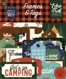 Echo Park Cardstock Ephemera 33/Pkg, Frames & Tags, Call Of The Wild