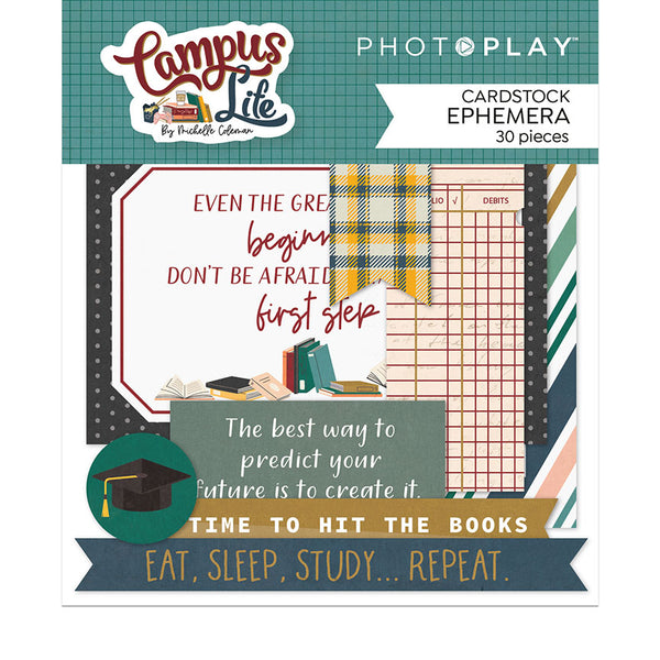 PhotoPlay, Campus Life, Ephemera Cardstock Die-Cuts