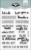 Karen Burniston, Clear Stamps, Mealtime Phrases (CS035)