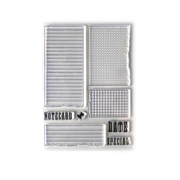 Elizabeth Crafts Clear Stamps, Note Pieces
