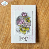 Elizabeth Craft Clear Stamps, Love & Roses