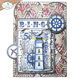 Elizabeth Craft Clear Stamps, Travel & Postage