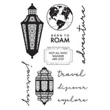 Kaisercraft, Clear Stamp 6"X4", Travel, Journey