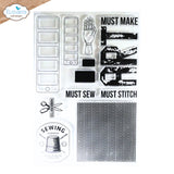 Elizabeth Craft Clear Stamps, Arts & Hobbies (CS452)