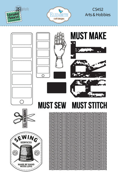 Elizabeth Craft Clear Stamps, Arts & Hobbies (CS452)
