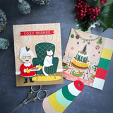 Spellbinders, 8.5X11 ColorWheel Cardstock, Christmas Assortment (10 Sheets) (#CSA-026)