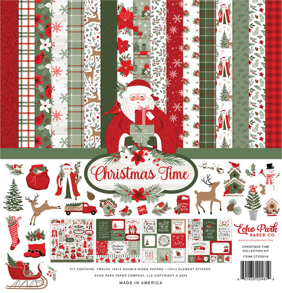 Echo Park Collection Kit 12"X12", Christmas Time