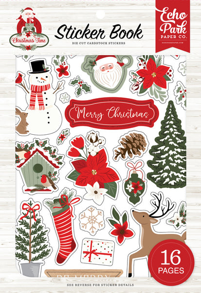 Echo Park Sticker Book, Christmas Time