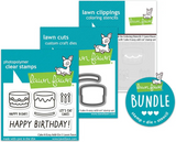 Lawn Fawn, Cake It Easy Add-On Stamps, Dies and Coloring Stencils Set (LF3773, LF3774 & LF3775)