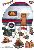 Riley & Company, Clear Stamps, Dress Up Riley, Camping Accessories