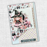 Paper Rose, Cut Aparts Paper Pack, Pink Halloween