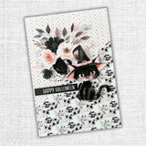Paper Rose, Cut Aparts Paper Pack, Pink Halloween