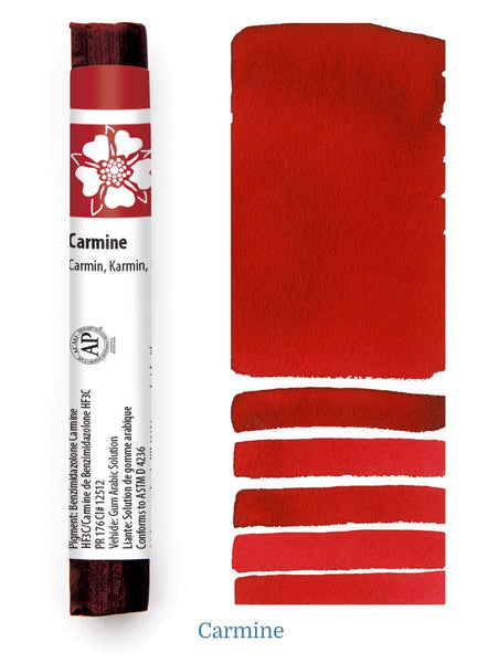 Daniel Smith, Pure Pigment (No Wax), Watercolor Stick, Carmine