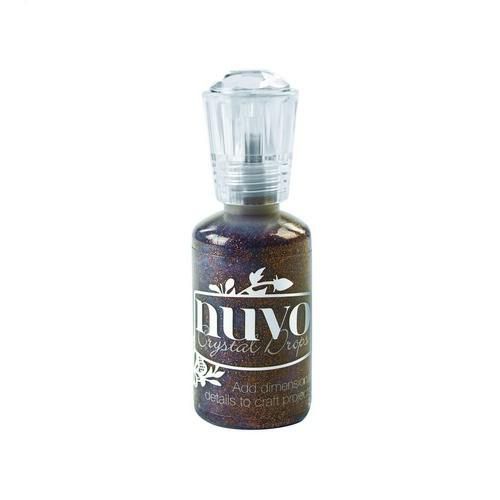 Nuvo Glitter Drops 1oz., Chocolate Fondue