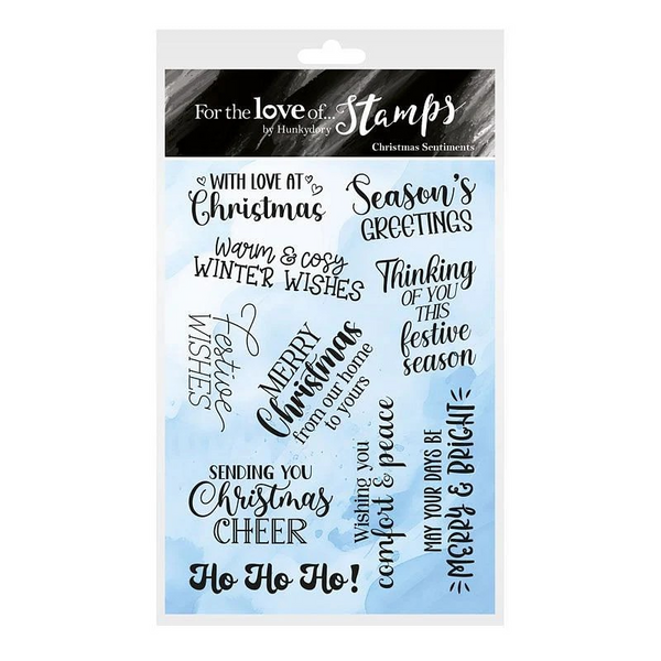 Hunkydory, For the Love of Stamps, Christmas Sentiments