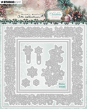 Studio Light, JMA Cutting Die, Snowy Frame Christmas Blush, 10 Pieces