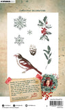 Studio Light, Jenine's Mindful Art Festive Nostaligia Clear Stamps Nr. 752, Christmas Decoration