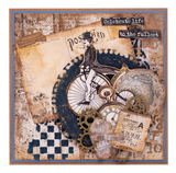 Studio Light, Clocks & Grid, Grunge Collection 1 PC