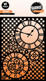 Studio Light, Clocks & Grid, Grunge Collection 1 PC