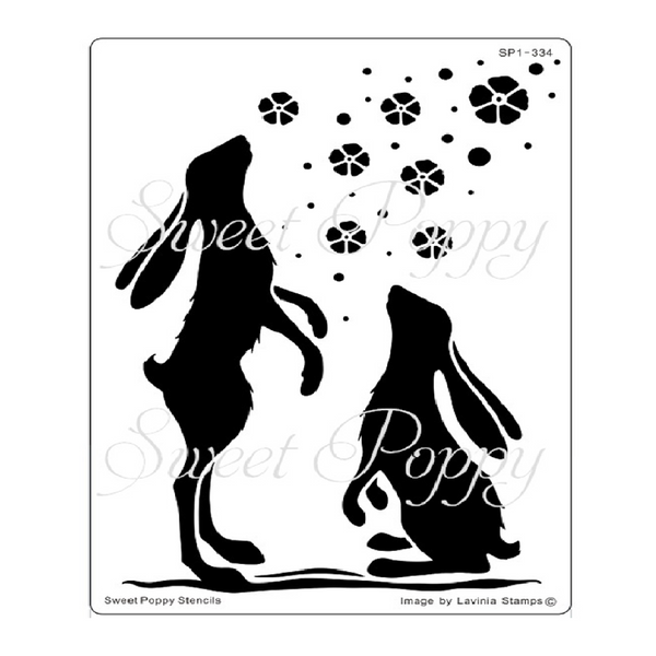 Sweet Poppy Stencil, Companions (SP1-334)
