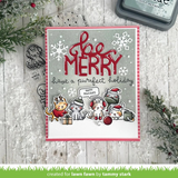 Lawn Fawn, Stamps, Dies & Coloring Stencil Bundle, Cozy Cats Christmas Add-On (LF3899, LF3900 & LF3901) - Scrapbooking Fairies