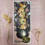 Creative Expressions, Clear Stamp Set 6"X8", By Sam Poole, Halloween Frogs
