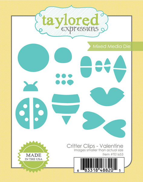 Taylored Expressions, Critter Clips Dies, Valentine