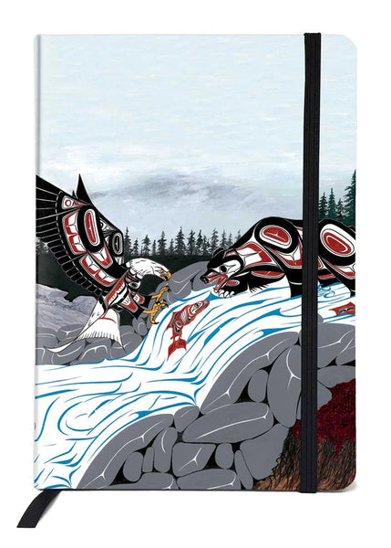 Canadian Art Prints, Indigenous Collection, Line Journal, Cycle of Life by Artist Richard Shorty
