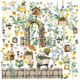 49 And Market, Laser Cut Outs, Element, Botanical Buzz (DBB-32390)