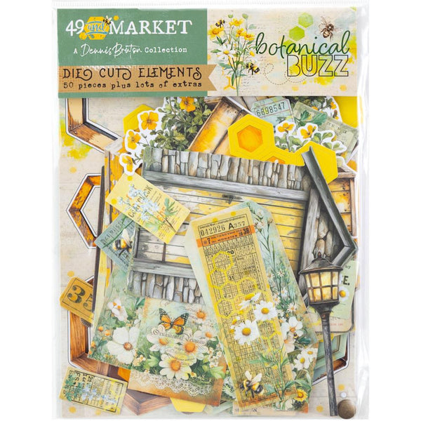 49 And Marketing, Die-Cuts, Elements, Botanical Buzz (DBB-32406)