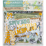 49 And Market, Chipboard Set, Botanical Buzz (DBB-32413)