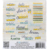 49 And Market, Chipboard Set, Botanical Buzz (DBB-32413)