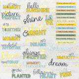 49 And Market, Chipboard Set, Botanical Buzz (DBB-32413)