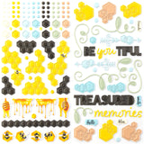 49 And Market, Puffy Stickers, Botanical Buzz (DBB-32437)