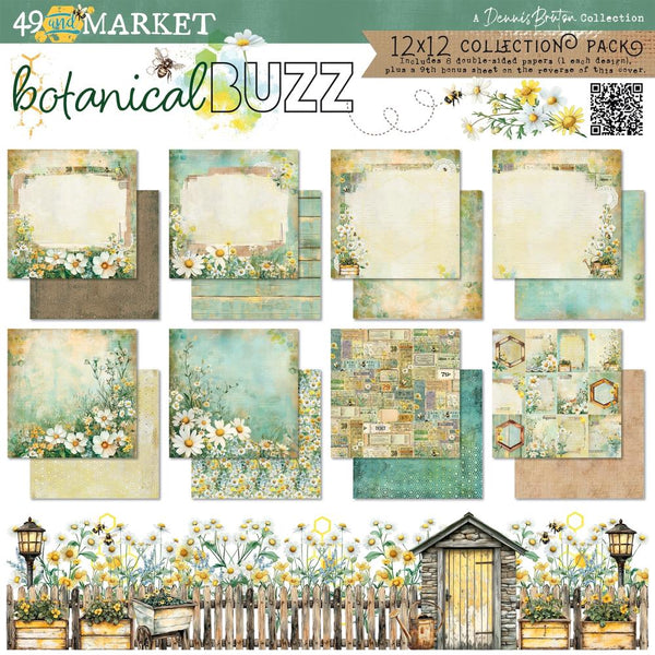 49 And Market Collection Pack 12"X12", Botanical Buzz (DBV-32239)