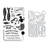 Hero Arts, Clear Stamps & Dies Bundle, Well Preserved (DC340)