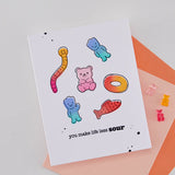 Hero Arts, Clear Stamps & Dies Bundle by Carly Tee, Let's Stick Together (DC350)