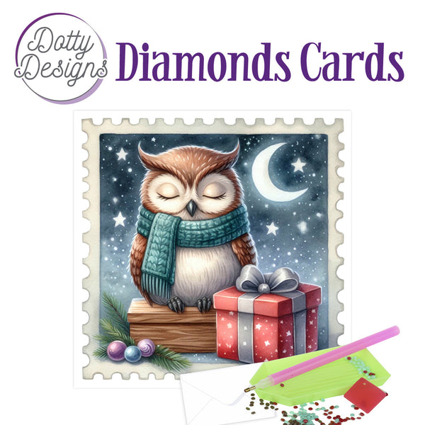 Find It Trading, Dotty Designs, Diamond Card Kit, Silent Night Owl