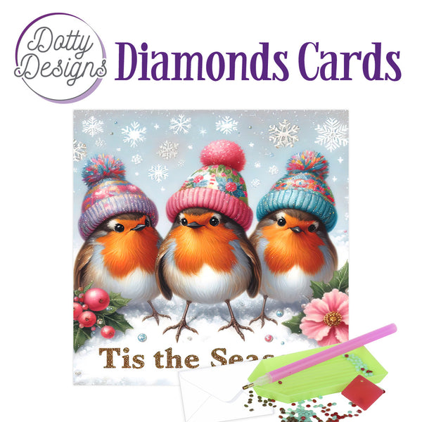 Find It Trading, Dotty Designs, Diamond Card Kit, Three Robins