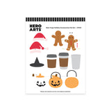 Hero Arts, Bear Hugs Holiday Accessories, Die Set by Carly Tee (DF331)