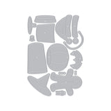 Hero Arts, Bear Hugs Holiday Accessories, Die Set by Carly Tee (DF331)