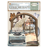 Stamperia Cardstock Ephemera Adhesive Paper Cut Outs, Create Happiness Secret Diary
