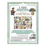 Stamperia, Adhesive Cardstock Ephemera Paper Cut Outs, A New Beginning (DFLCT77)