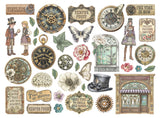 Stamperia, Chip-Board Die-Cuts, Gardens of Time (DFLDC130)
