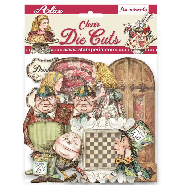 Stamperia Clear Die-Cuts, Alice Through the Looking Glass - Charms